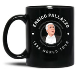 Enrico Palazzo 1988 World Tour Black Coffee Mug, Gift Coffee Mug