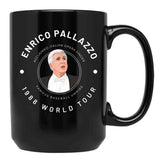 Enrico Palazzo 1988 World Tour Black Coffee Mug, Gift Coffee Mug