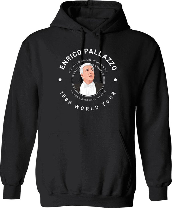 Enrico Palazzo 1988 World Tour Graphic Pullover Hoodie - Black