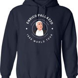 Enrico Palazzo 1988 World Tour Graphic Pullover Hoodie - Navy