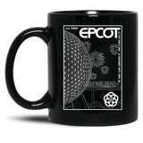 Epcot Center. Black Coffee Mug, Gift Coffee Mug