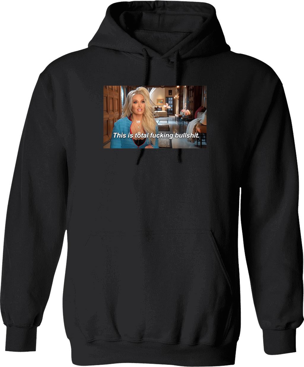 Erika Jayne Graphic Pullover Hoodie - Black