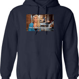 Erika Jayne Graphic Pullover Hoodie - Navy