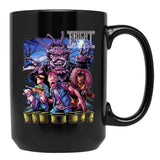 Ernest Scared Stupid Horror Movie Vintage 90s Classic Black Coffee Mug, Gift Coffee Mug