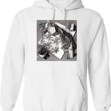 Eritrea Design Hoodie - Retro Graphic Pullover Hoodie for Men & Women - White