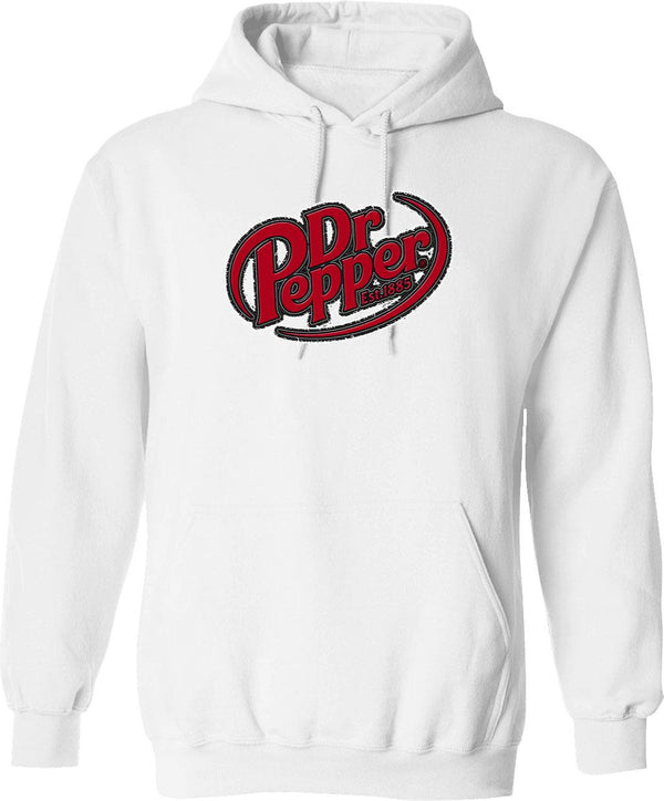Est 1885 Dr Pepper Graphic Pullover Hoodie - White