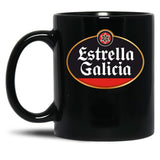 Estrella Galicia for Fans Black Coffee Mug, Gift Coffee Mug