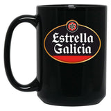 Estrella Galicia for Fans Black Coffee Mug, Gift Coffee Mug - Black