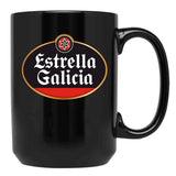 Estrella Galicia for Fans Black Coffee Mug, Gift Coffee Mug