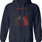 Eternal Optimist Hoodie - Retro Graphic Pullover Hoodie for Men & Women - Navy