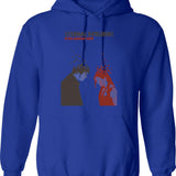 Eternal Optimist Hoodie - Retro Graphic Pullover Hoodie for Men & Women - Blue