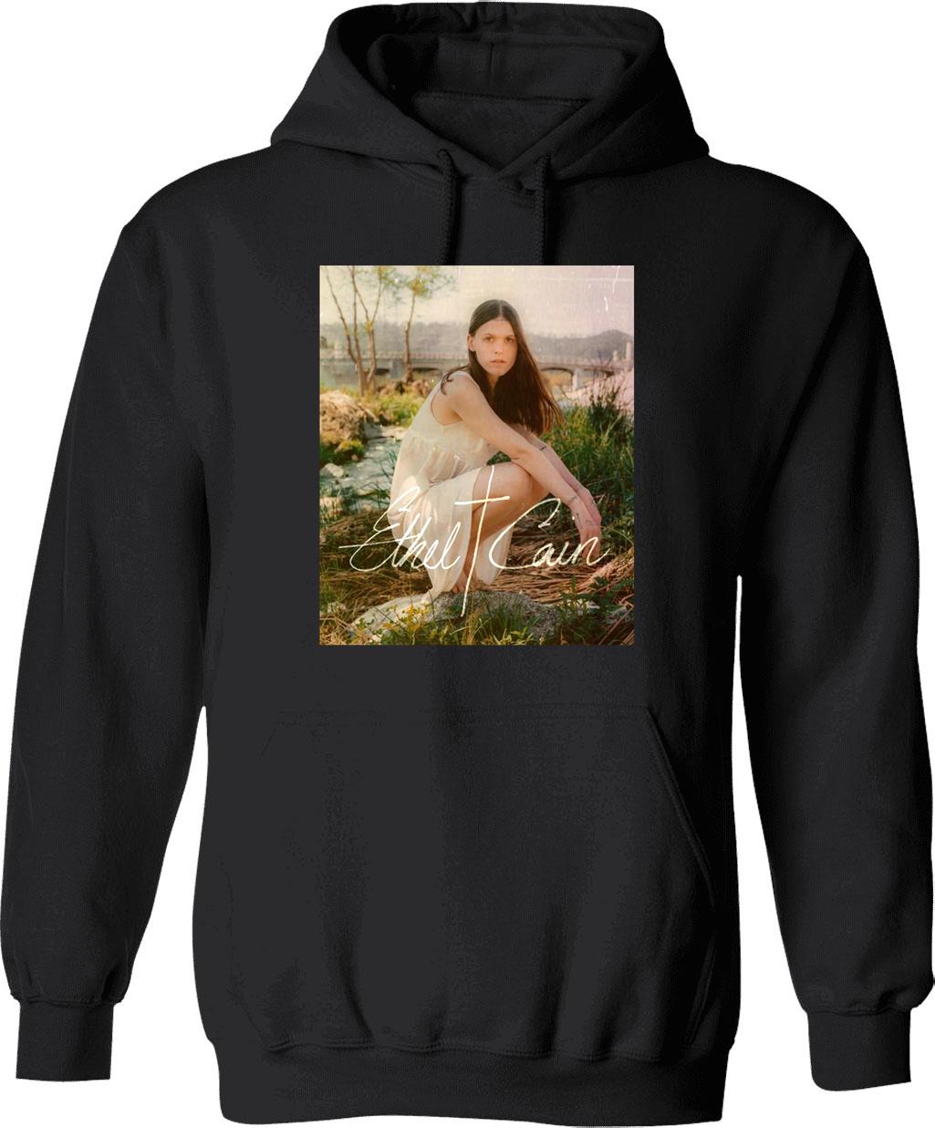 Ethel Cain (2) Graphic Pullover Hoodie - Black