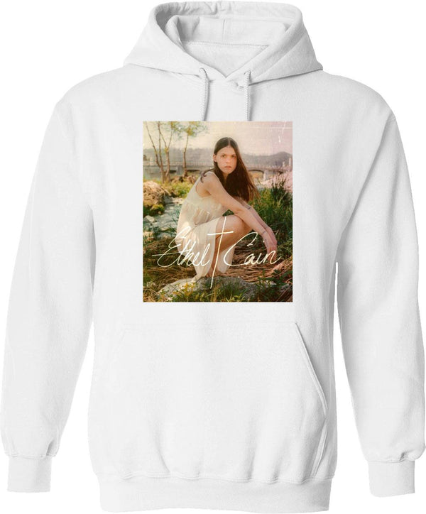 Ethel Cain (2) Graphic Pullover Hoodie - White