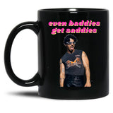 Even Baddies Get Saddies - Joe Jonas Black Coffee Mug, Gift Coffee Mug