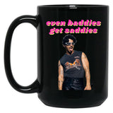 Even Baddies Get Saddies - Joe Jonas Black Coffee Mug, Gift Coffee Mug - Black