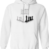 Everwhore Hoodie - Retro Graphic Pullover Hoodie for Men & Women - White