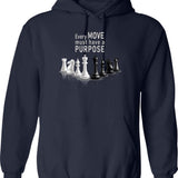 Everwhore Hoodie - Retro Graphic Pullover Hoodie for Men & Women - Navy