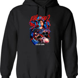 Evil Dead 2 Groovy Graphic Pullover Hoodie - Black