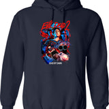Evil Dead 2 Groovy Graphic Pullover Hoodie - Navy