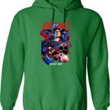 Evil Dead 2 Groovy Graphic Pullover Hoodie - Green