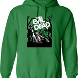 Evil Dead (1) Hoodie - Retro Graphic Pullover Hoodie for Men & Women - Green