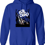 Evil Dead (1) Hoodie - Retro Graphic Pullover Hoodie for Men & Women - Blue