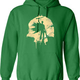 Evil Dead (3) Hoodie - Retro Graphic Pullover Hoodie for Men & Women - Green