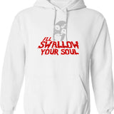 Evil Dead (4) Hoodie - Retro Graphic Pullover Hoodie for Men & Women - White