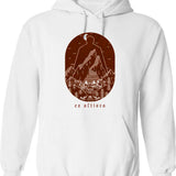 Ex Altiora Cover Graphic Pullover Hoodie - White