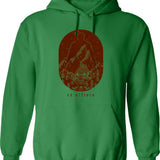 Ex Altiora Cover Graphic Pullover Hoodie - Green