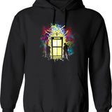 Excavator Your Hole Is My Goal Construction Worker Hoodie - Black