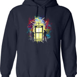Excavator Your Hole Is My Goal Construction Worker Hoodie - Navy