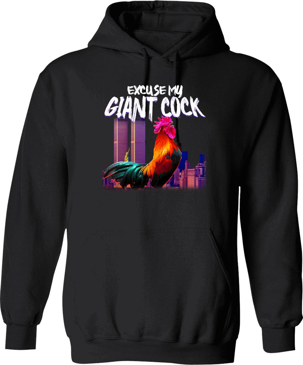 Excuse Me While I Whip This Out Vintage Hoodie - Black