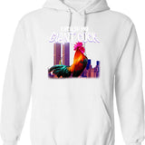 Excuse Me While I Whip This Out Vintage Hoodie - White