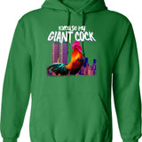 Excuse Me While I Whip This Out Vintage Hoodie - Green