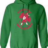 Excuse My Giant Cock Hoodie - Retro Graphic Pullover Hoodie for Men & Women - Green