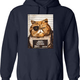 Existential Bread Hoodie - Retro Graphic Pullover Hoodie for Men & Women - Navy