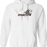 Exploding Kittens Graphic Pullover Hoodie - White