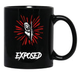 Exposed Camiseta Dead by Daylight dbd Ghostface Scream Classic Black Coffee Mug, Gift Coffee Mug - Black