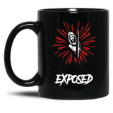 Exposed Camiseta Dead by Daylight dbd Ghostface Scream Classic Black Coffee Mug, Gift Coffee Mug