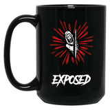 Exposed Camiseta Dead by Daylight dbd Ghostface Scream Classic Black Coffee Mug, Gift Coffee Mug - Black