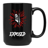Exposed Camiseta Dead by Daylight dbd Ghostface Scream Classic Black Coffee Mug, Gift Coffee Mug