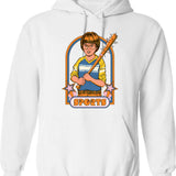 Extra Extra Still Tired Funny Vintage Newspaper Hoodie - White