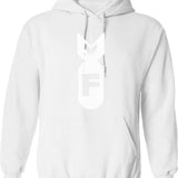 Eye Chart Test Hoodie - Retro Graphic Pullover Hoodie for Men & Women - White