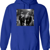 F Bomb (distressed Design) (1) Hoodie - Retro Graphic Pullover Hoodie for Men & Women - Blue