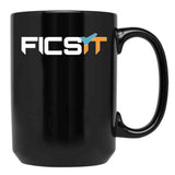 FICSIT Satisfactory Logo Classic Black Coffee Mug, Gift Coffee Mug