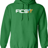 FICSIT Satisfactory Logo Classic Graphic Pullover Hoodie - Green