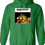 FNAF Bonnie Balls Graphic Pullover Hoodie - Green