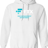 FTX Risk Management Department Fun Idea Graphic Pullover Hoodie - White