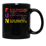 FUN Song (Spongebob Version) Black Coffee Mug, Gift Coffee Mug - Black